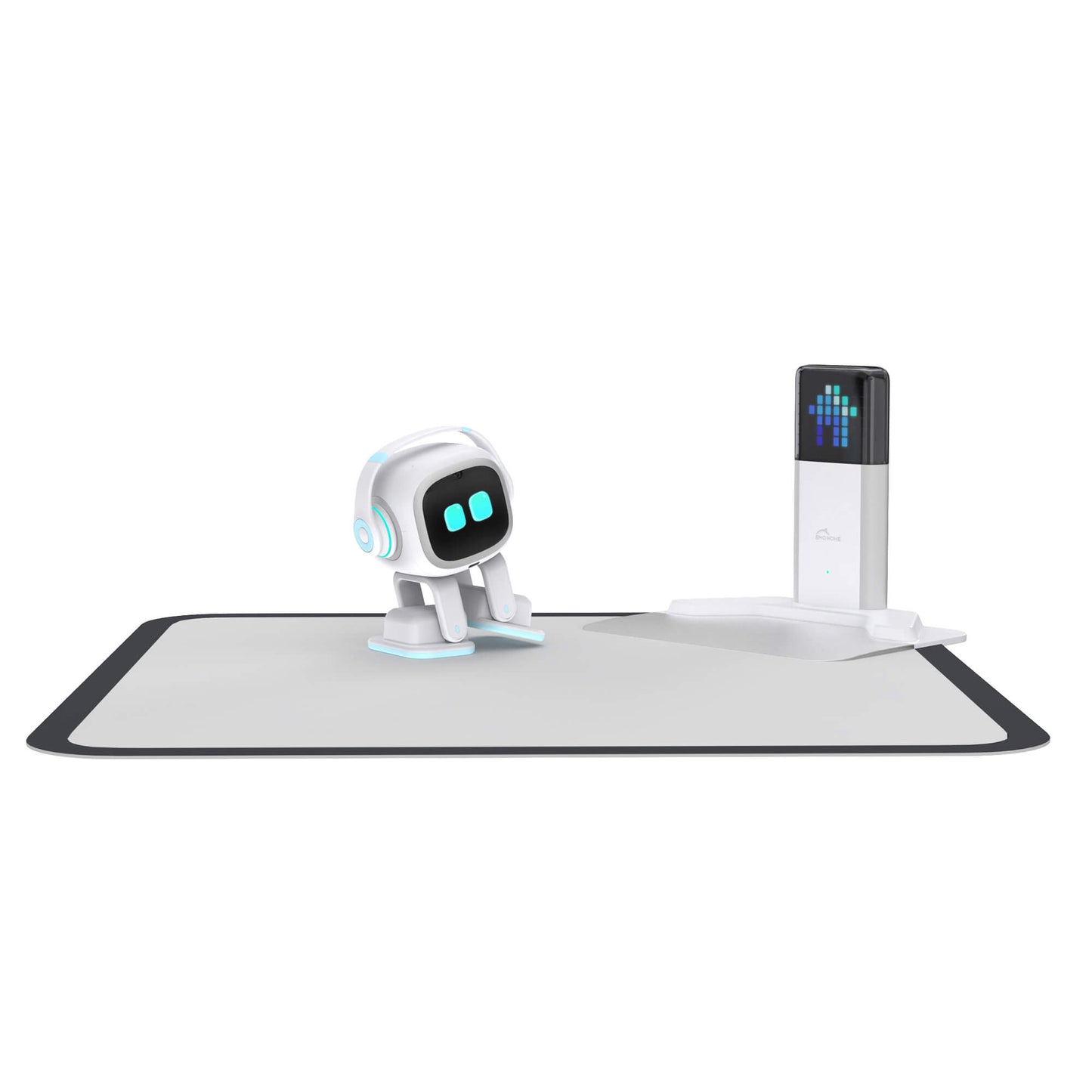 EMO Go Home Robot, AI Desktop Huisdier met Oplaadstation, Living.AI