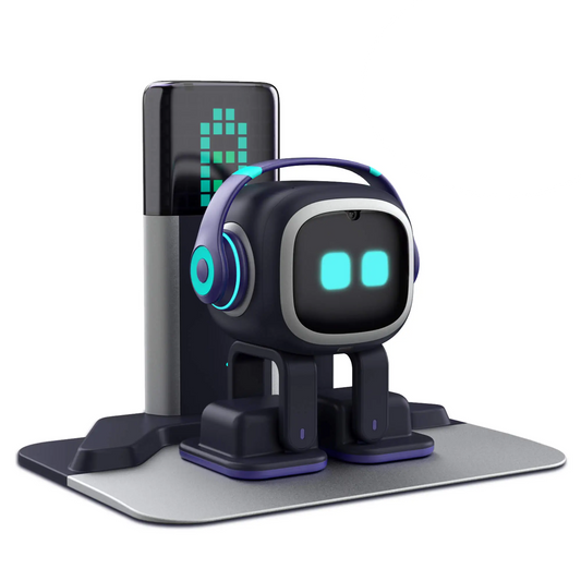 EMO Go Home Roboter, KI-Desktop-Haustier mit Ladestation, Living.AI