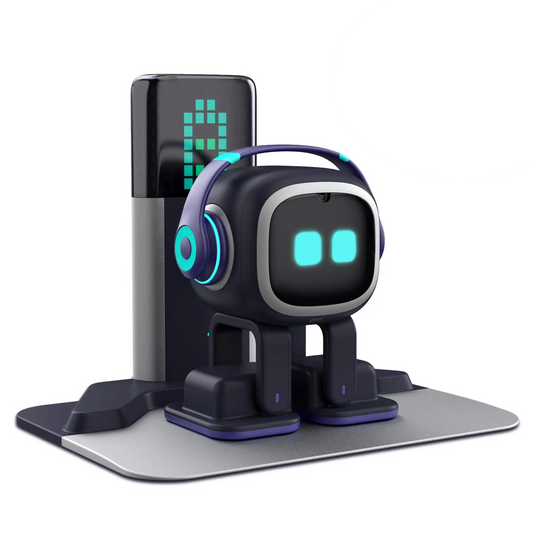 EMO Go Home Robot, AI Desktop Pet with Charging Dock, Living.AI